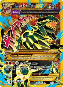 Kaart Primal Groudon EX
