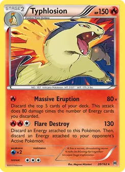 Kaart Typhlosion