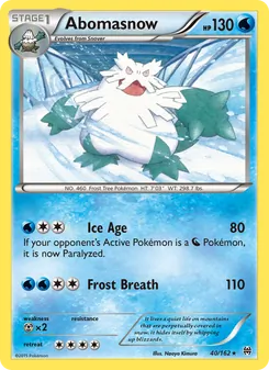 Kaart Abomasnow