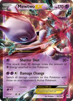 Kaart Mewtwo EX