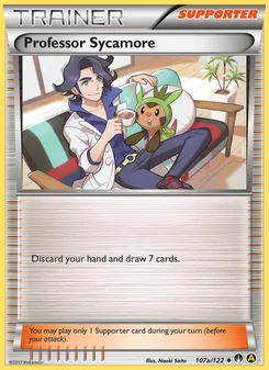 Kaart Professor Sycamore