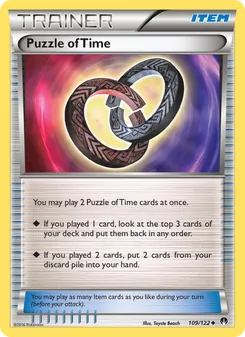 Kaart Puzzle of Time