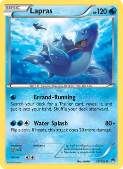 Kaart Lapras