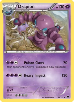 Kaart Drapion