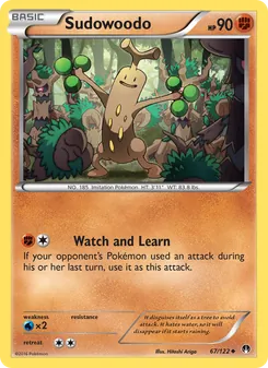 Kaart Sudowoodo