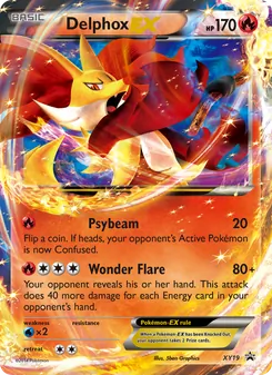 Kaart Delphox EX