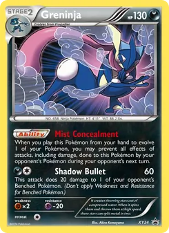 Kaart Greninja