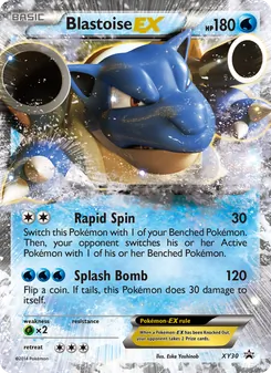 Kaart Blastoise EX