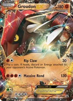 Kaart Groudon EX
