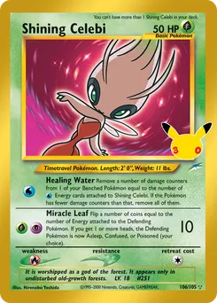 Kaart Shining Celebi