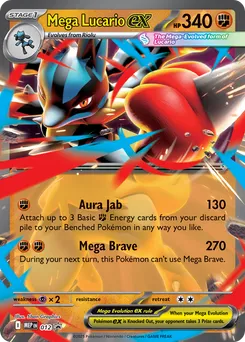 Kaart Mega Lucario ex