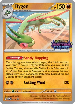 Kaart Flygon