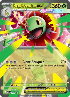 Kaart Mega Meganium ex
