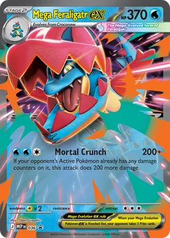 Kaart Mega Feraligatr ex