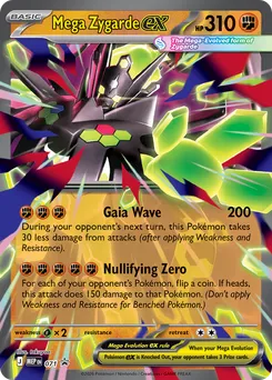 Kaart Mega Zygarde ex