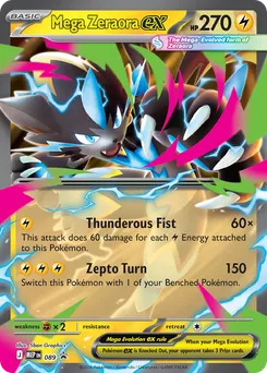 Card Mega Zeraora ex